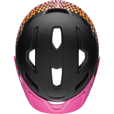 Bell Sidetrack Child Helmet one size matte pink wavy checks Unisex Produktbild 3