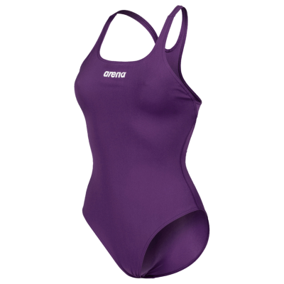 Arena W Team Swimsuit Swim Pro Solid D 34 plum/white Damen Produktbild 1