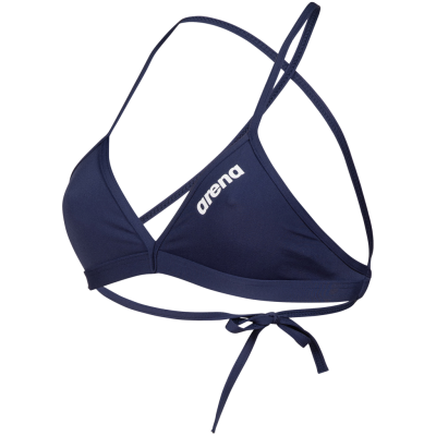 Arena W Team Swim Top Tie Back Solid D 30 navy/white Damen Produktbild 1