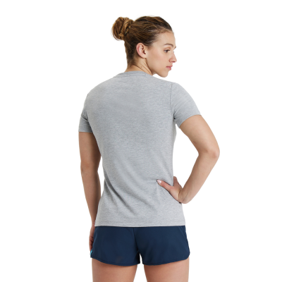 Arena W Team T-Shirt Panel XL medium grey heather Damen Produktbild 3