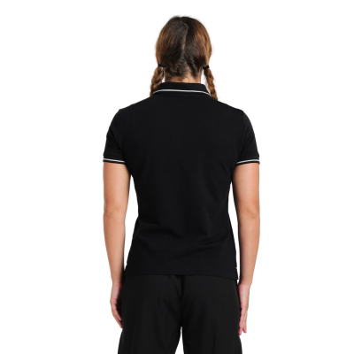 Arena W Team Poloshirt Solid Cotton XS black Damen Produktbild 3