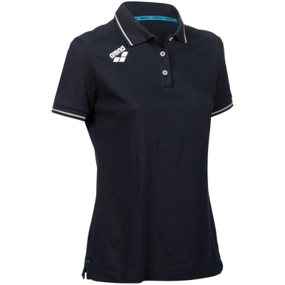 Arena W Team Poloshirt Solid Cotton L navy Damen Produktbild 1