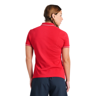 Arena W Team Poloshirt Solid Cotton XL red Damen Produktbild 3