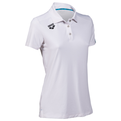 Arena W Team Poloshirt Solid L white Damen Produktbild 1