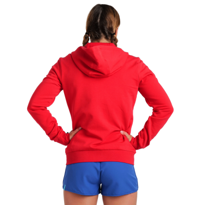 Arena W Team Hooded Jacket Panel XS red Damen Produktbild 3
