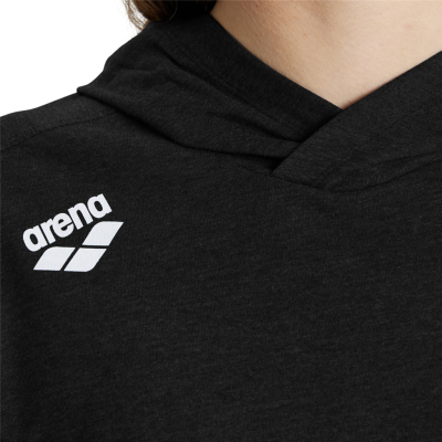 Arena Team Hooded Long Sleeve T-Shirt Panel S black heather Unisex Produktbild 2