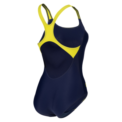 Arena W Arena Branch Swimsuit Swim Pro Back Lb D 36 navy/soft green Damen Produktbild 2