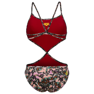 Arena W Rule Breaker Swimsuit Twist'N'Mix R XL red onion/multi Damen Produktbild 2