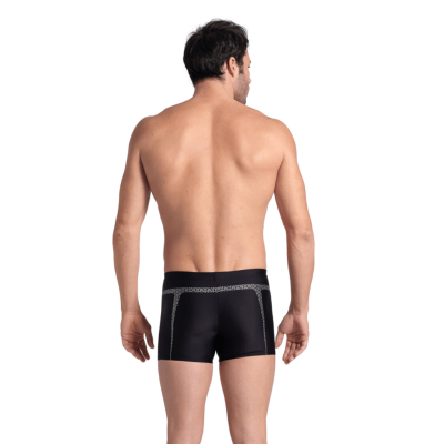 Arena M Arena Pro_File Swim Short Graphic D 8 black/silver Herren Produktbild 2