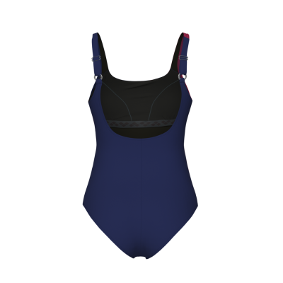 Arena W Arena Swimsuit Liliana U Back C Cup D 46 navy/red onion Damen Produktbild 2