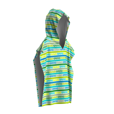 Arena Kids Arena Terry Poncho S artic lime multi Unisex Produktbild 1