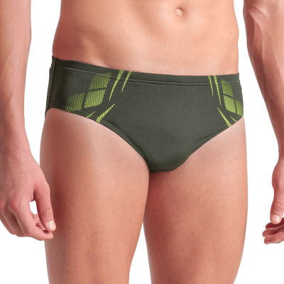 Arena M Arena Poseidonia Swim Briefs D 4 dark sage/artic lime Herren Produktbild 1