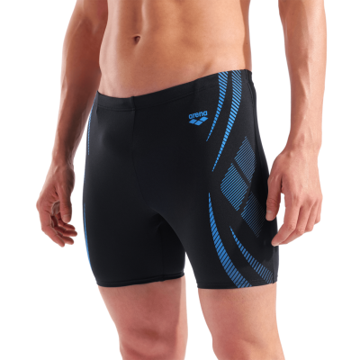 Arena M Arena Poseidonia Swim Mid Jammer D 5 black/turquoise Herren Produktbild 1