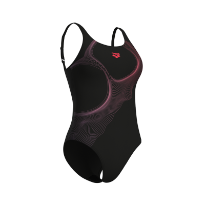 Arena W Arena Ripples Swimsuit U Back B D 44 black/black Damen Produktbild 2