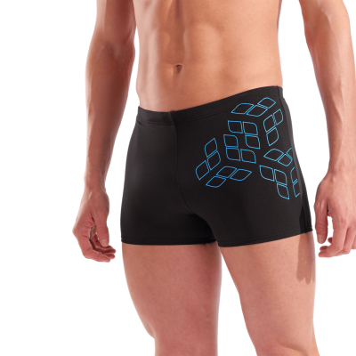 Arena M Arena Kikko Graphic Swim Short D 8 black/turquoise Herren Produktbild 1