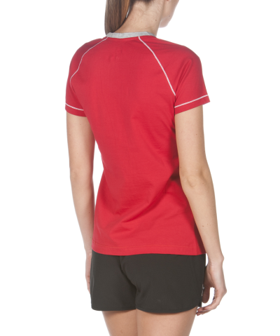 Arena W Tl S/S Tee XXS/34 red Damen Produktbild 1