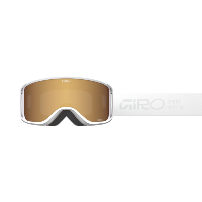 Giro W Sagen Flash Goggle one size white stacked amber gold S2 +S0 Damen Produktbild 1