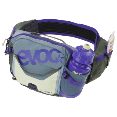 Evoc Hip Pack Pro 3L one size steel/violet/dark olive Unisex Produktbild 1