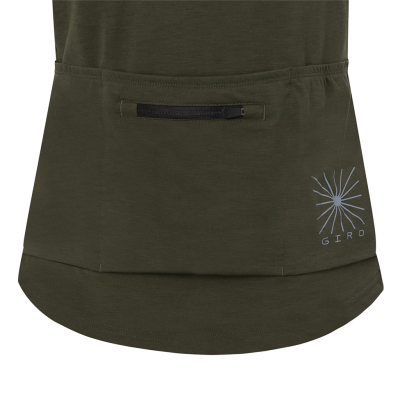 Giro W Ride Jersey XS black/trail green Damen Produktbild 1