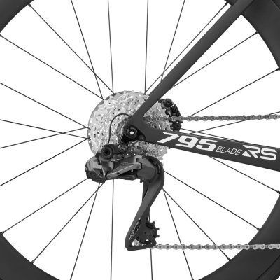 Look Bike 795 Blade RS ULTEGRA DI2 2X12 51cm / S proteam black satin / black glossy Produktbild 2