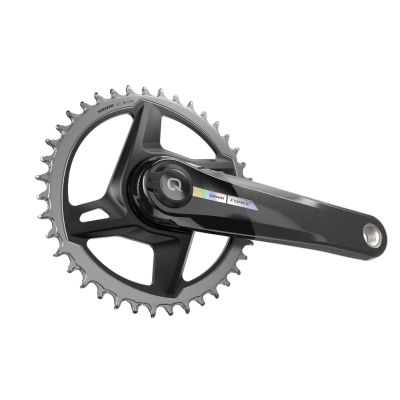 Quarq MY23 Power Meter Crankset Spindle Force AXS Wide 1x DUB 172.5mm/40t black/iridescent Produktbild 2