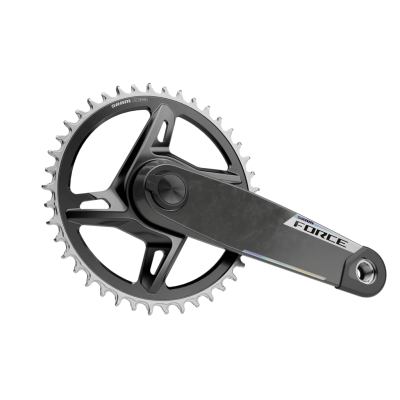 Quarq MY26 Power Meter Crankset Spindle Force XPLR AXS Wide 1x DUB 170mm/42t black/iridescent Produktbild 2