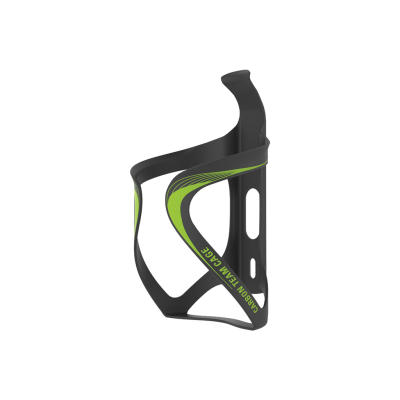 Lezyne Carbon Team Cage one size carbon/green Produktbild 1