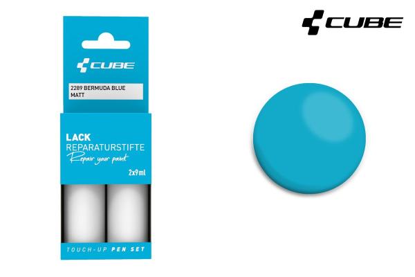 CUBE Lackstift Set BERMUDA BLUE matt 2289