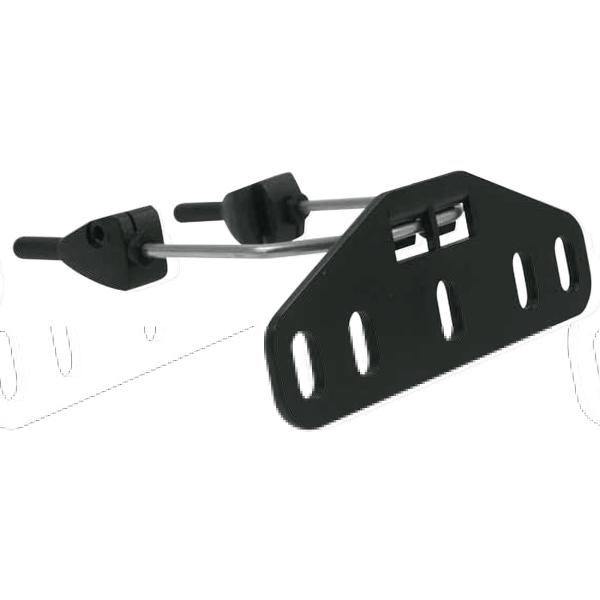 SKS Gep&auml;cktr&auml;ger-Anbindung schwarz-silber-schwarz 