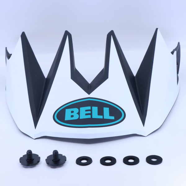 Bell Full 10 Visor one size matte/gloss white/bali arise