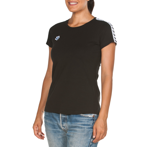 Arena W T-Shirt Team L black/white/black Damen