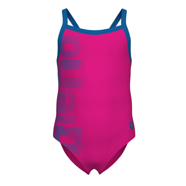 Arena Kids G Arena Logo One Piece 98 freak rose/blue china M&auml;dchen