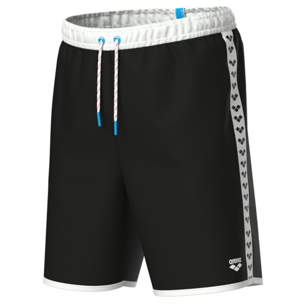Arena M Icons Team Stripe Unisex Bermuda M black/white/black Herren