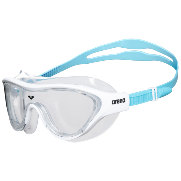 Arena Jr The One Mask one size clear/white/lightblue Unisex
