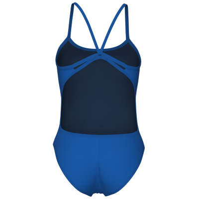 Arena W Swimsuit Lace Back Solid D 36 royal/white Damen Produktbild 1