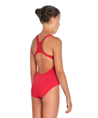 Arena G Team Swimsuit Swim Pro Solid 116 red/white M&auml;dchen Produktbild 3