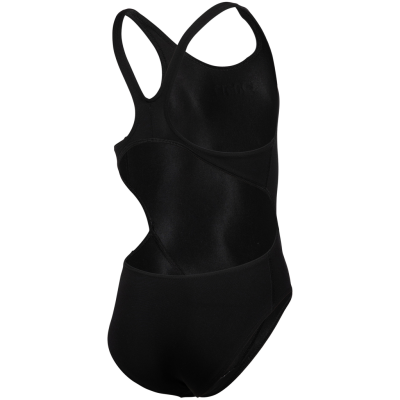 Arena G Team Swimsuit Swim Tech Solid 128 black/white M&auml;dchen Produktbild 2