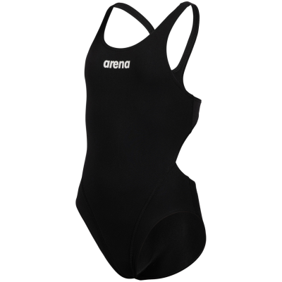 Arena G Team Swimsuit Swim Tech Solid 164 black/white M&auml;dchen Produktbild 1