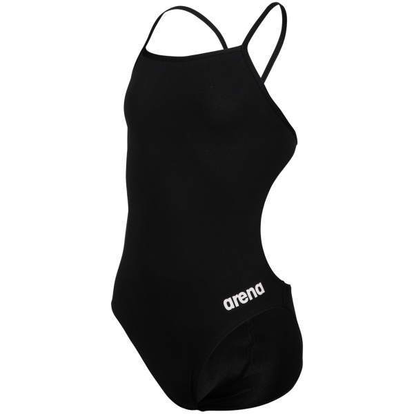 Arena G Team Swimsuit Challenge Solid 140 black/white M&auml;dchen