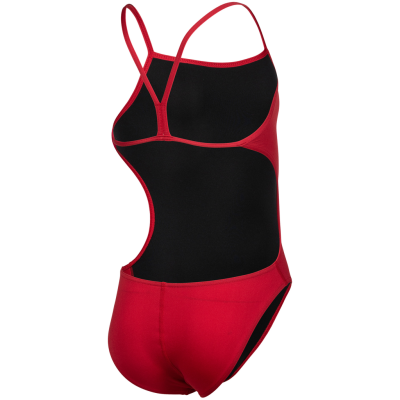 Arena G Team Swimsuit Challenge Solid 164 red/white M&auml;dchen Produktbild 2