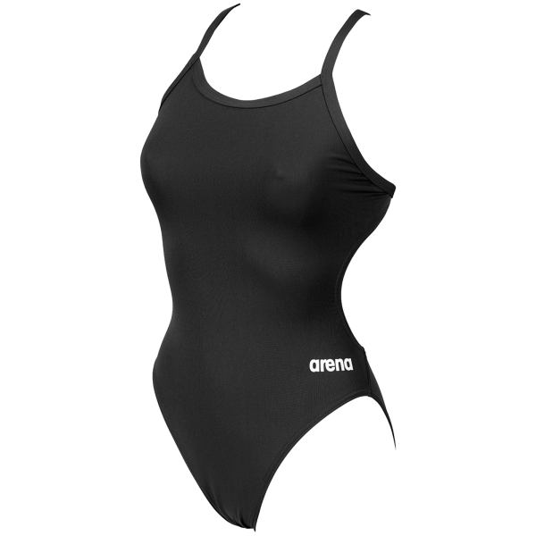 Arena W Team Swimsuit Challenge Solid D 32 black/white Damen