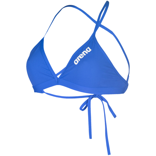 Arena W Team Swim Top Tie Back Solid D 42 royal/white Damen