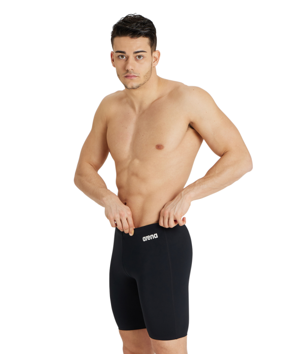 Arena M Team Swim Jammer Solid D 1 black/white Herren