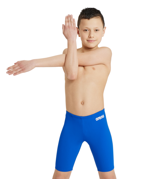 Arena B Team Swim Jammer Solid 140 royal/white Jungen