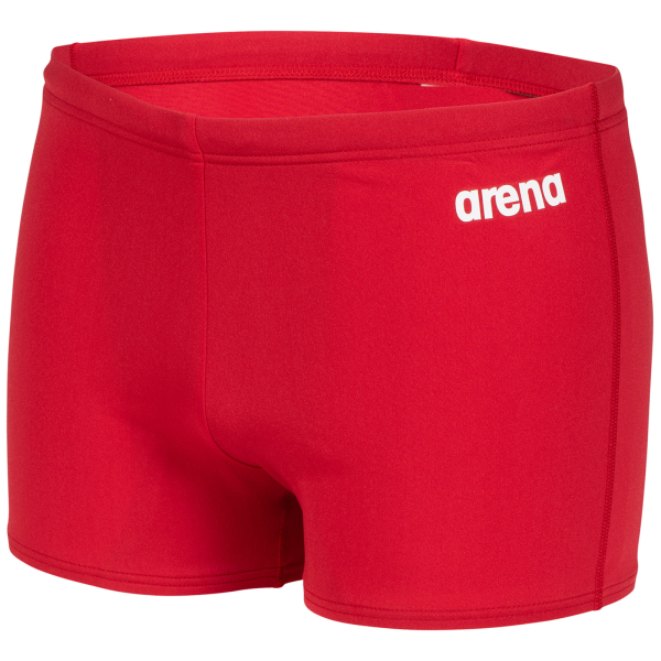 Arena B Team Swim Short Solid 164 red/white Jungen