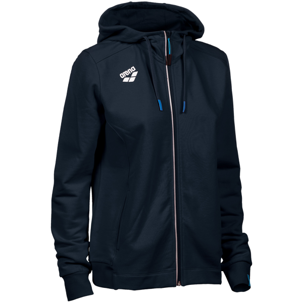 Arena W Team Hooded Jacket Panel S navy Damen
