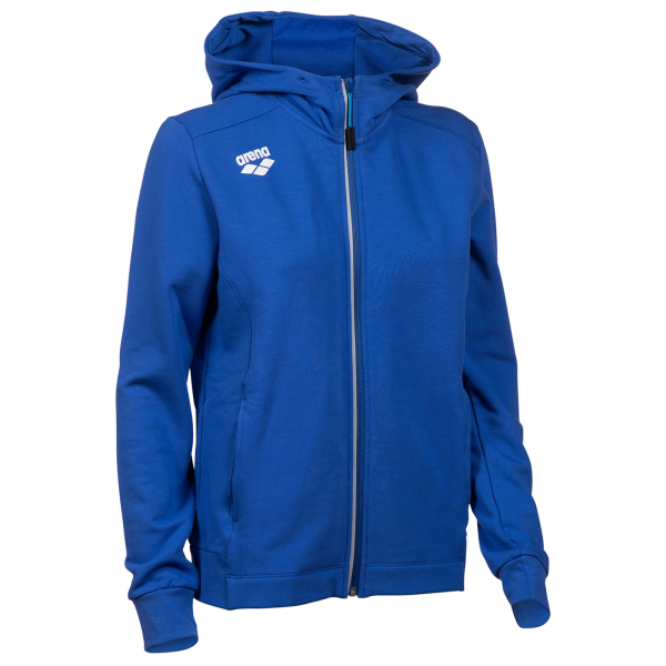 Arena W Team Hooded Jacket Panel L royal Damen