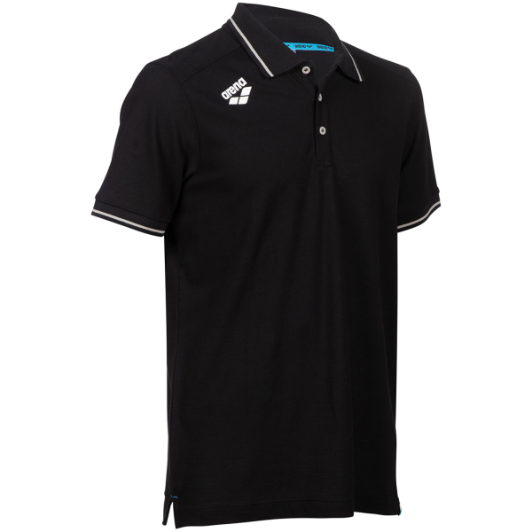 Arena Team Poloshirt Solid Cotton 3XL black Unisex