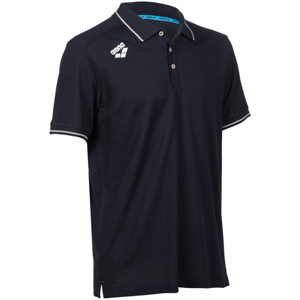 Arena Team Poloshirt Solid Cotton S navy Unisex