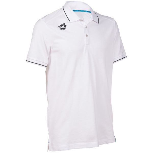 Arena Team Poloshirt Solid Cotton 3XL white Unisex